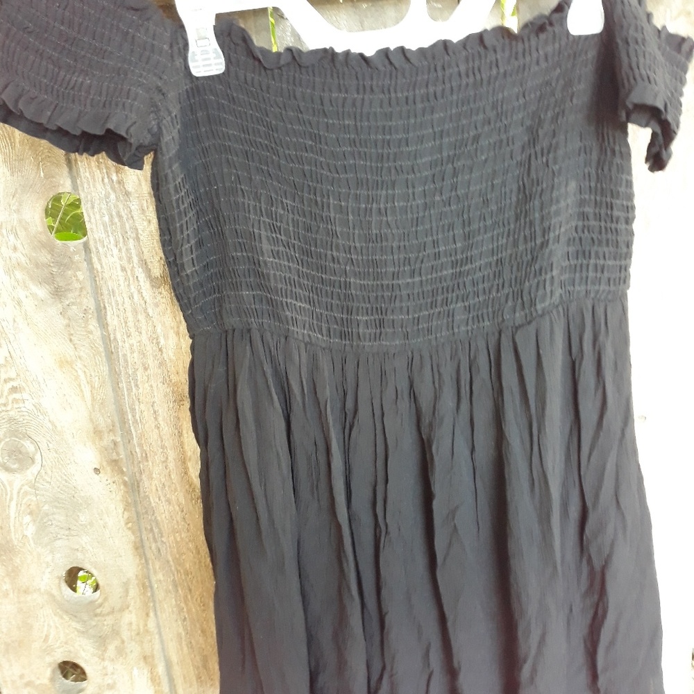 Charlotte Russe XL black off-the-shoulder dress